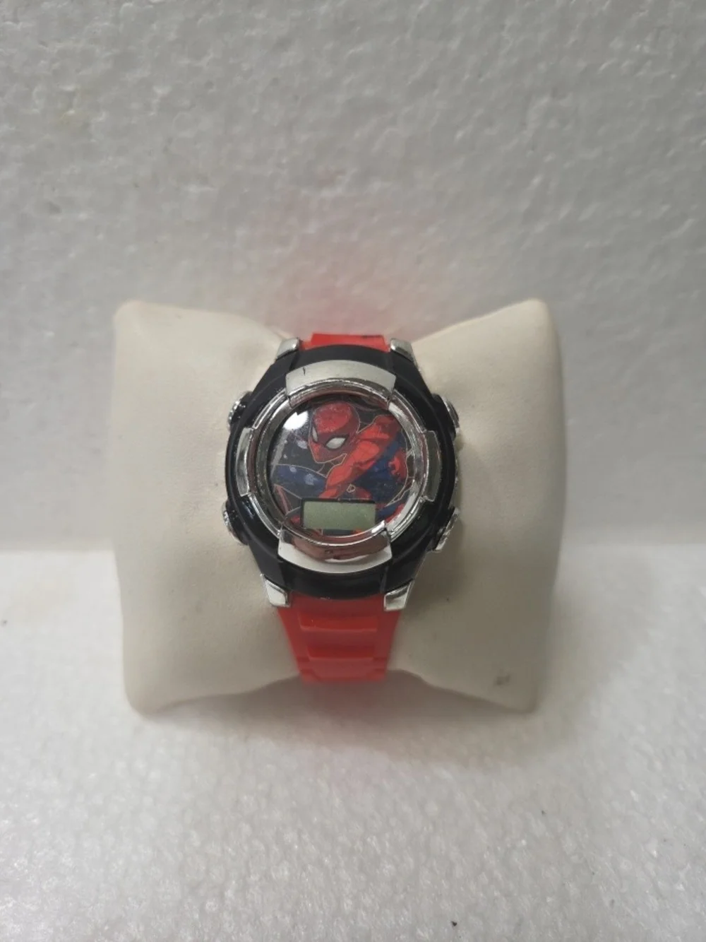 Accutime Marvel Red and Black Kids Digital Spider-Man Watch